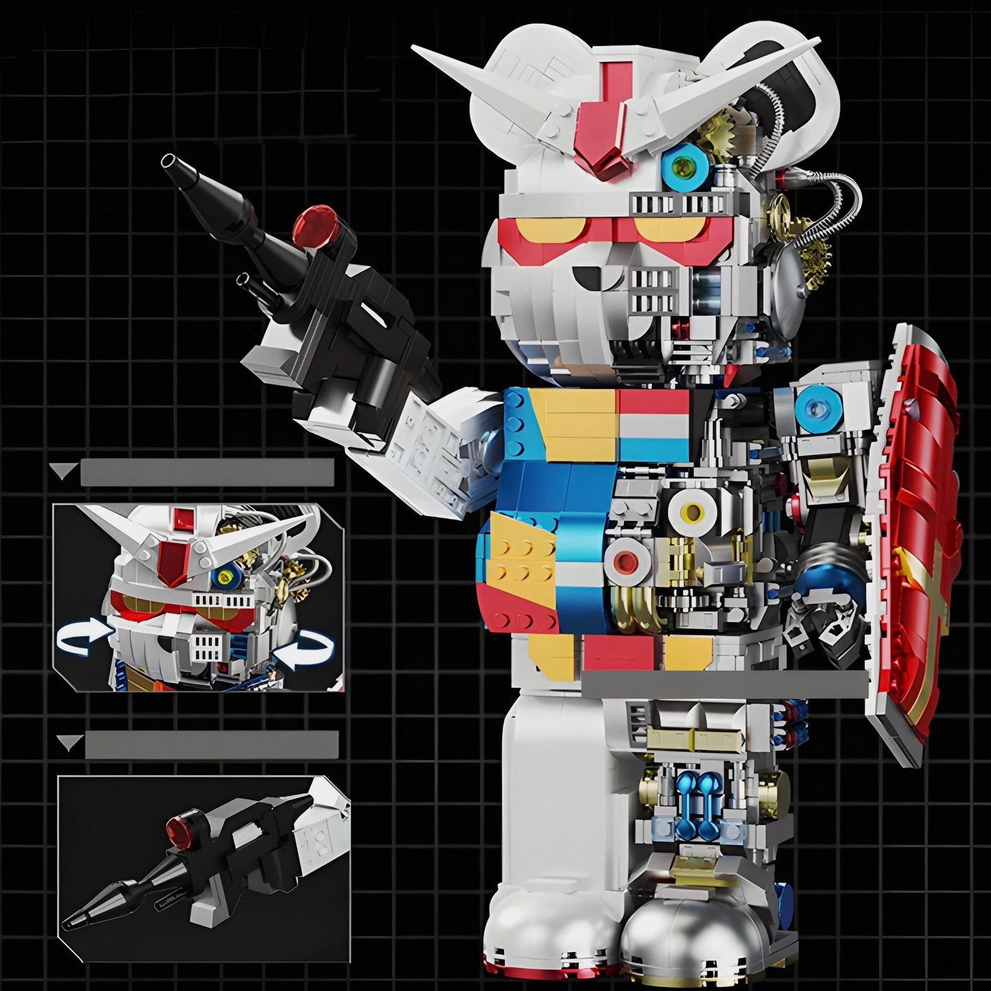 Bearblock #Fightbot 400% | 1682pcs