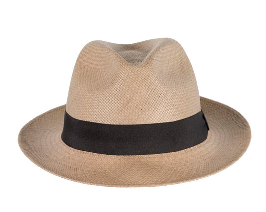 Grey Ecuadorian Panama Brisa Hat Trilby Fedora