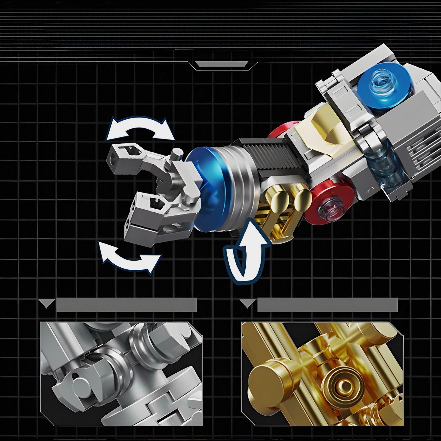 Bearblock #Fightbot 400% | 1682pcs