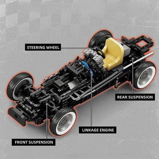 50s Italian Grand Prix Racer | 1808pcs