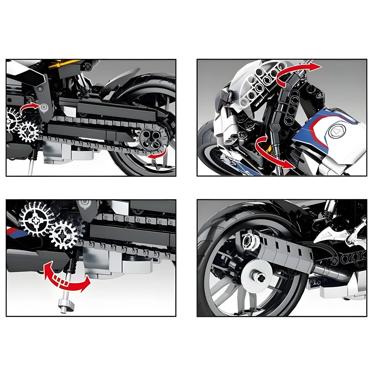 German Sports Bike | 814pcs