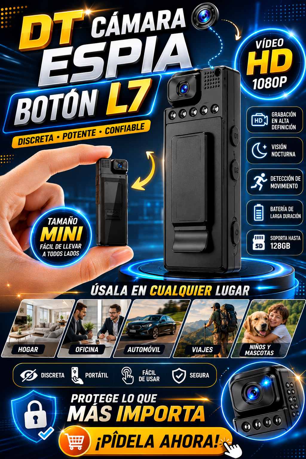 DT Camara Espia boton L7