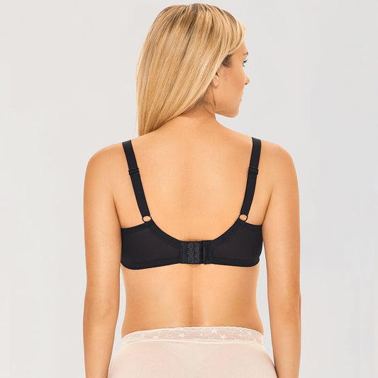Sheer Lace Full Coverage Minimizer Underwire Bra